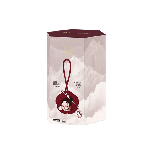 Pop Mart SKULLPANDA The Ink Plum Blossom Series-Cable Line Blind Box (iPhone)