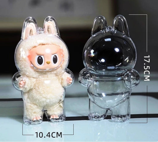 Clear protective case for Labubu The Monsters Tasty Macaron