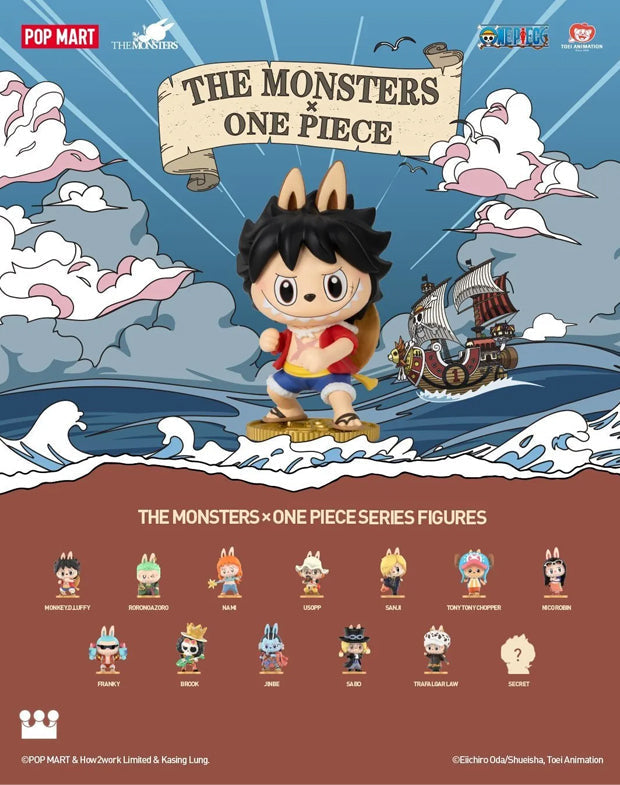The Monsters Labubu × One Piece Series Figures